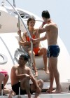 Irina Shayk - Bikini Candids on a Yacht in Saint-Tropez